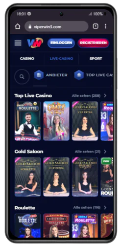Live-Casino ViperWin Casino