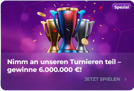 Casino turniere 6 millionen euro