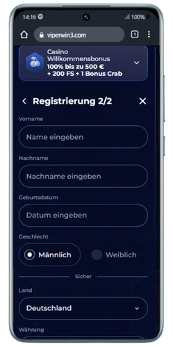 persönliche daten