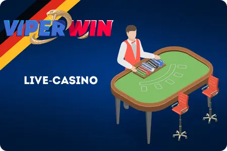 Casino ViperWin Live-Casino Tische mit echten Dealern