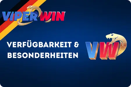 ViperWin Casino Deutschland Verfügbarkeit für deutsche Spieler
