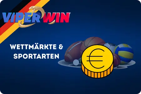 ViperWin Wettmärkte und Sportarten bei Casino