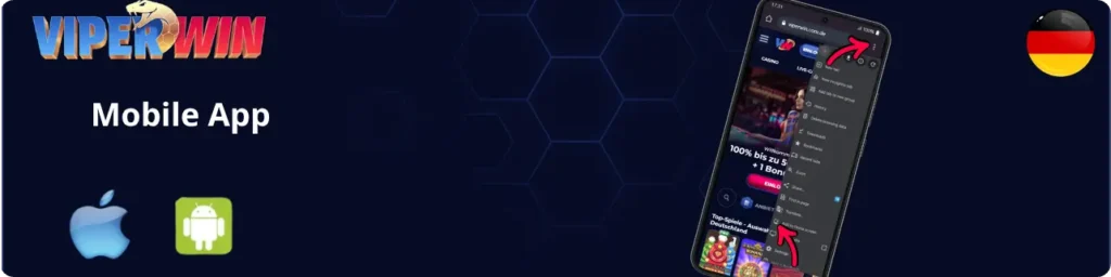 Mobile App von ViperWin Casino